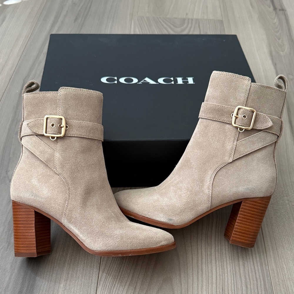 Coach Olivia Suede Boots